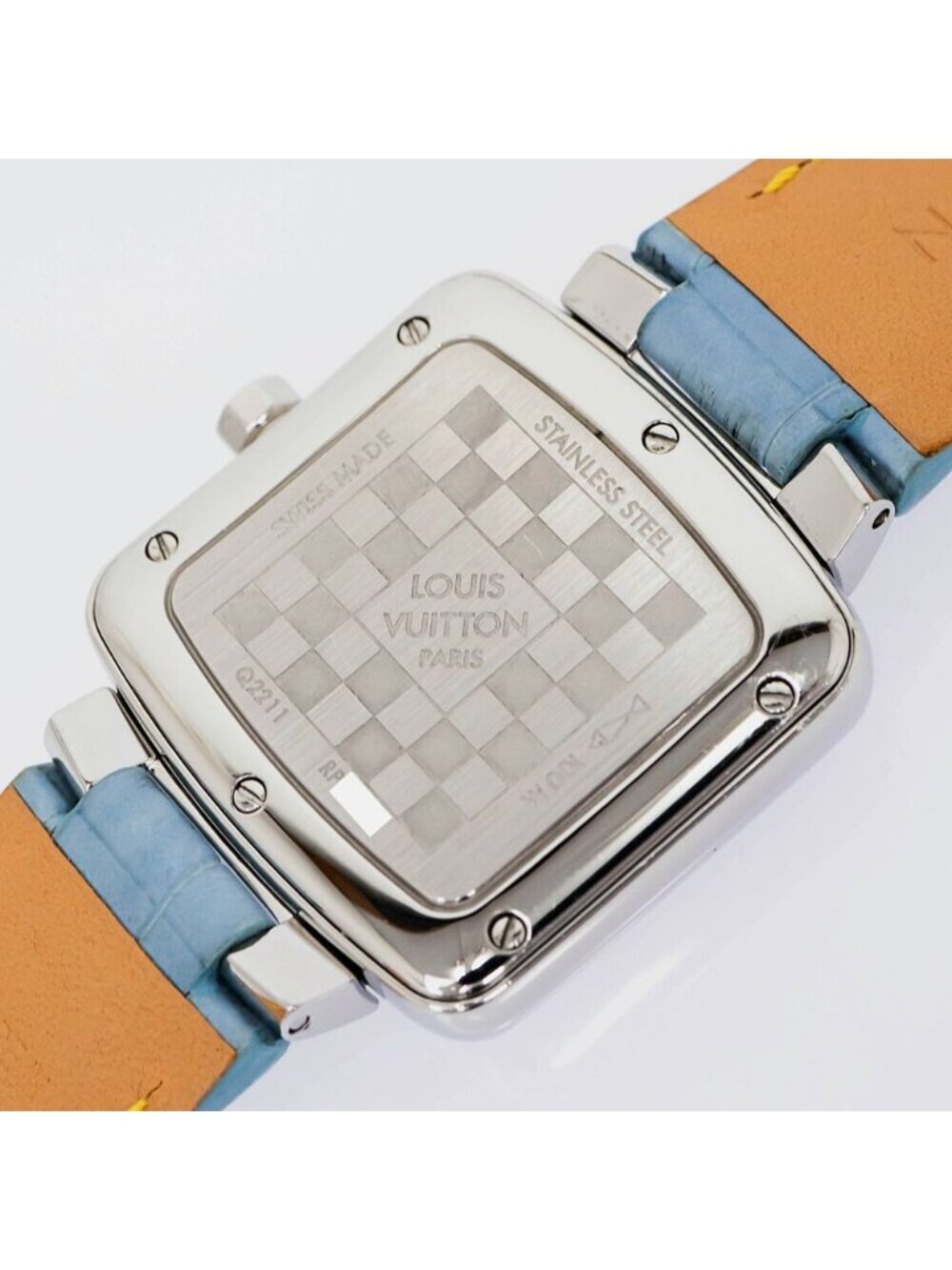 Louis Vuitton Tambour Speedy Blue Quartz Watch Handbag - Picture 7 of 10